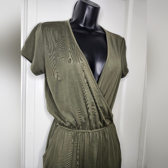 Women's Olive Green Romper - Picture 3 of 8